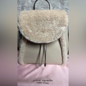 NWT Kate Spade Medium Flap Backpack with Dustbag